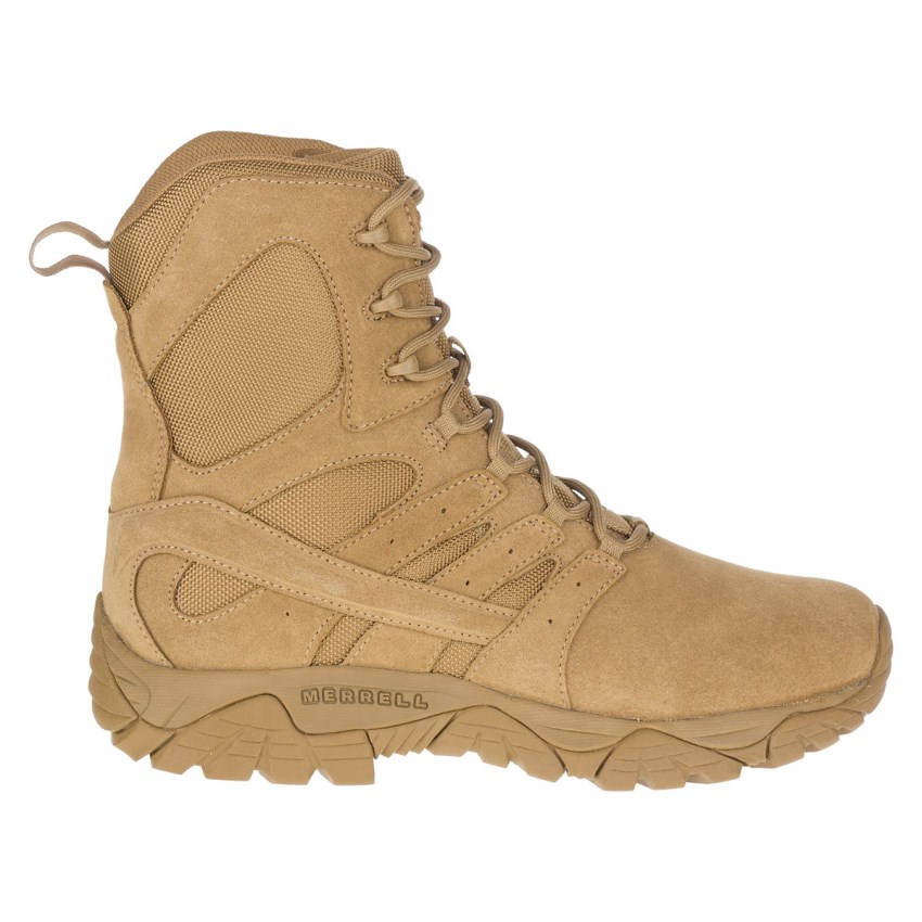 Bottes Merrell Moab 2 Defense Marron Clair Femme | K.Z.BRWN